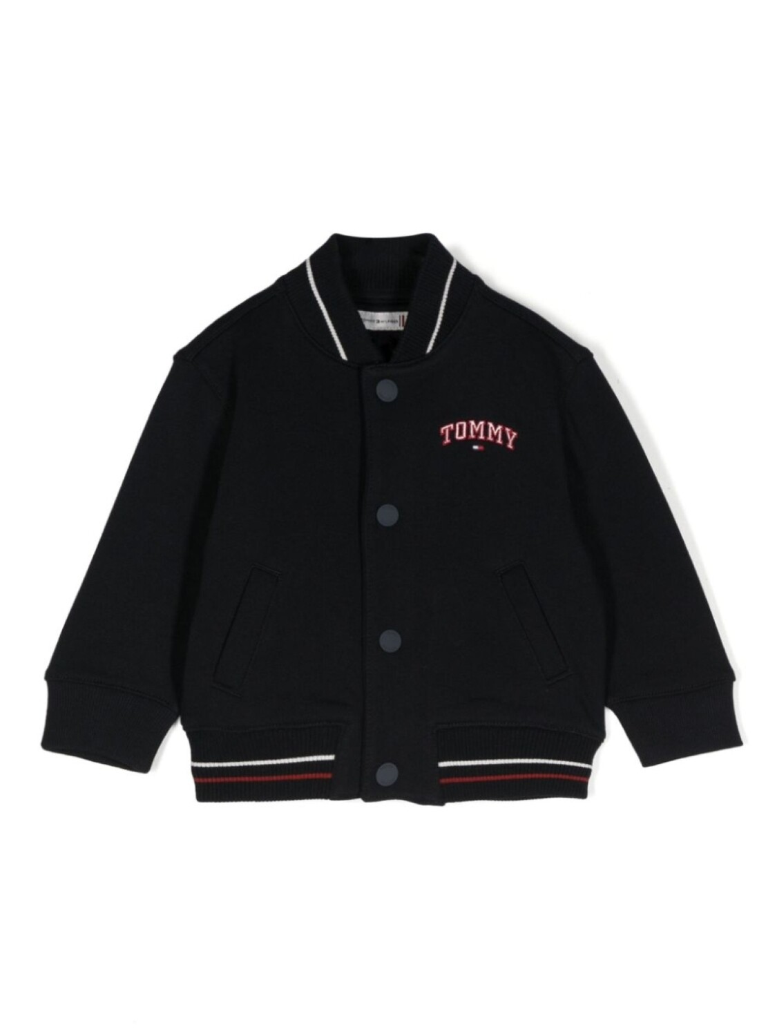 

Бомбер с вышитым логотипом Tommy Hilfiger Junior, синий