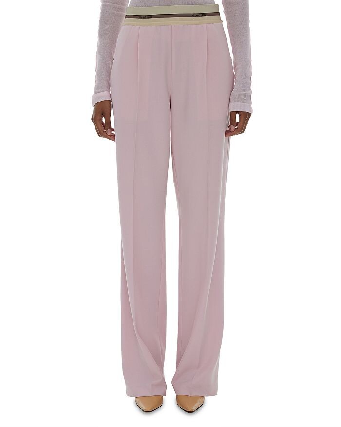

Брюки прямого кроя без застежки Helmut Lang