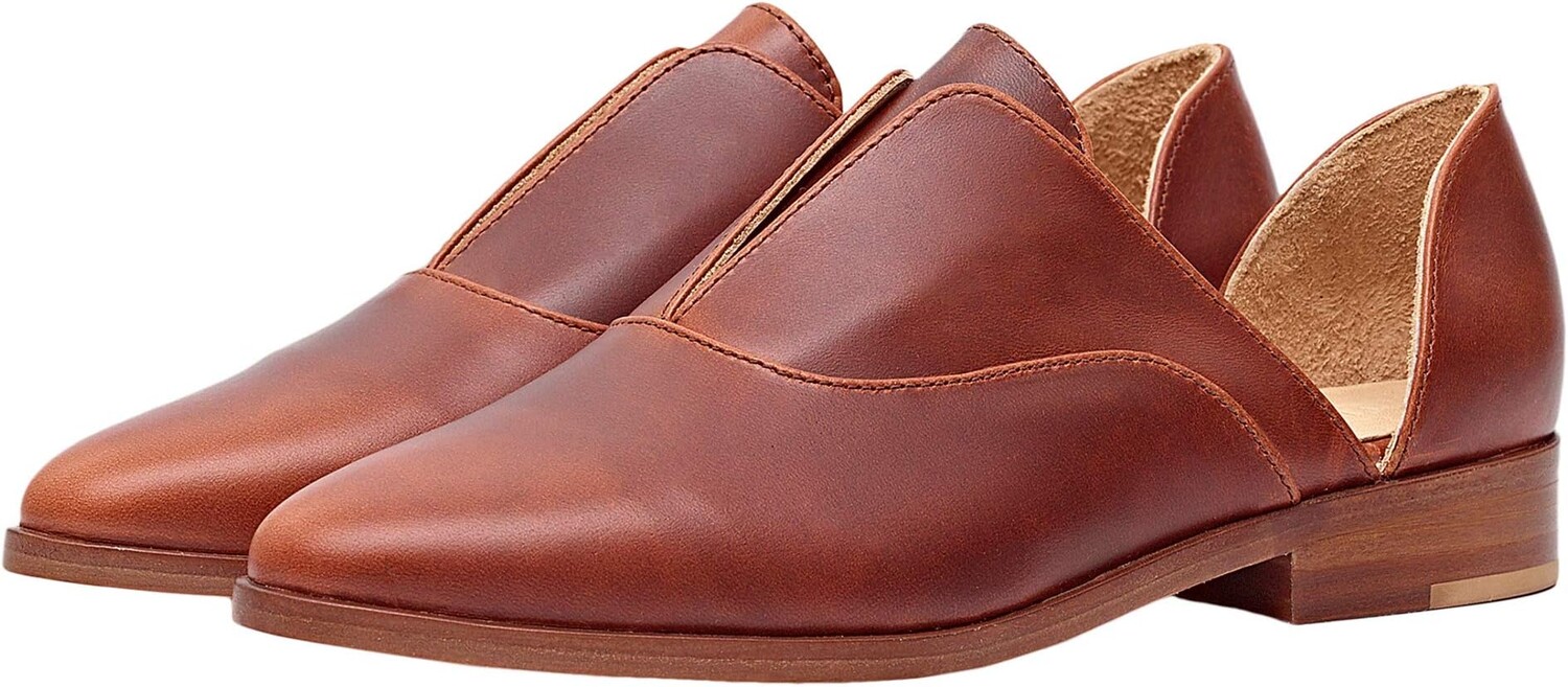 

Лоферы Emma d'Orsay Oxford Nisolo, цвет Brandy