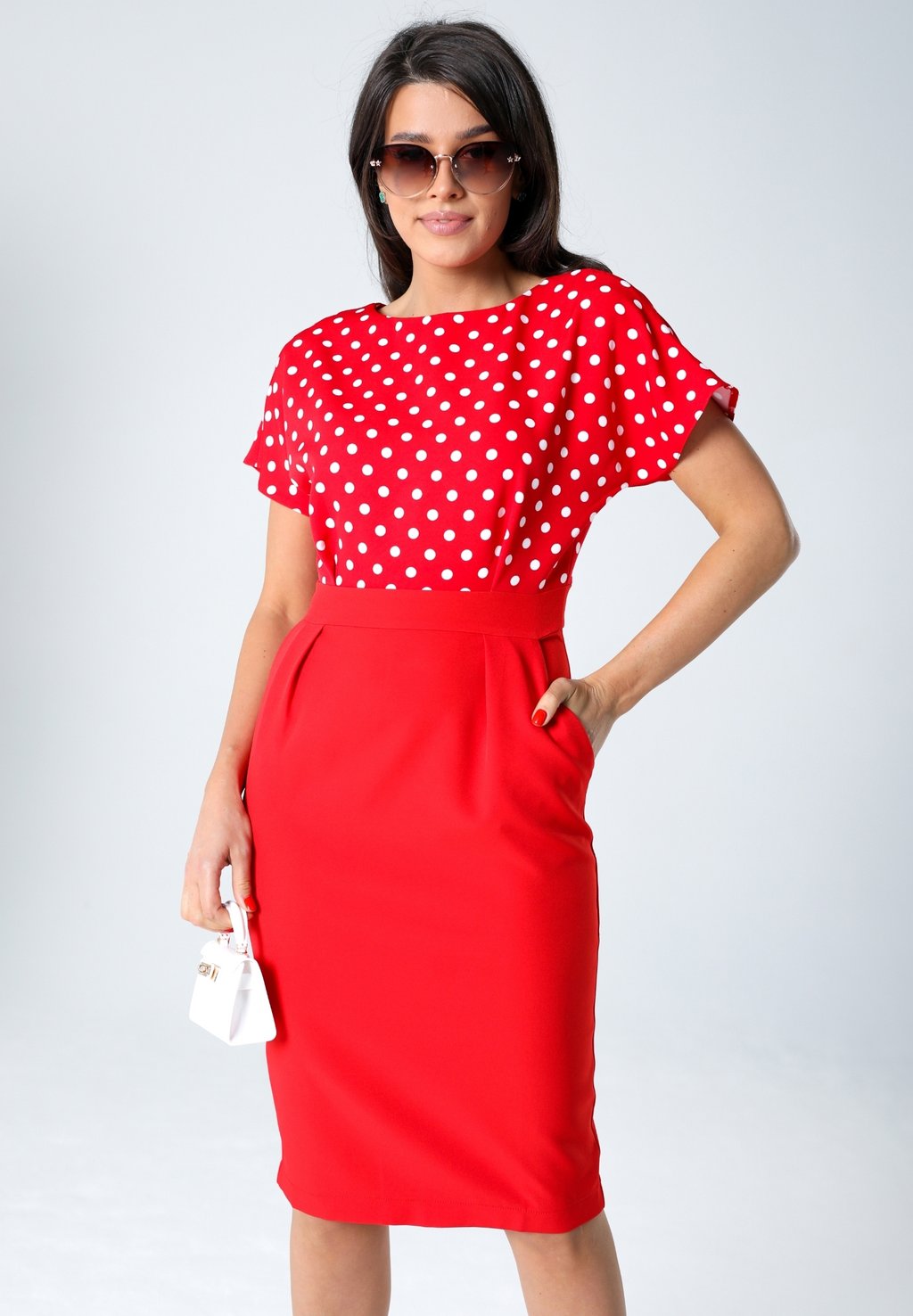 Платье-футляр Awesome Apparel, цвет red