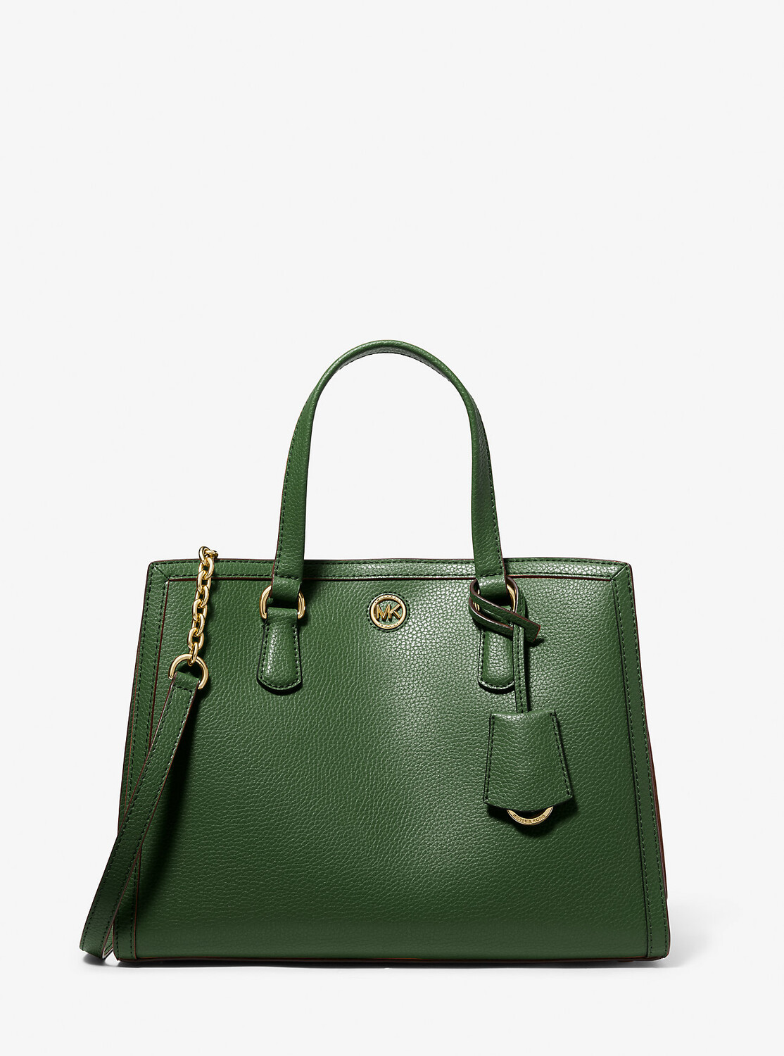 

Сумка Chantal среднего размера из шагреневой кожи Michael Kors, зеленый