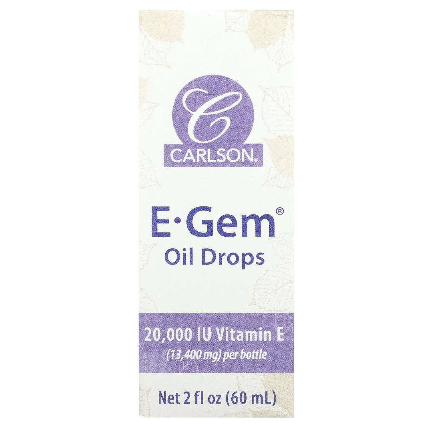 

E•Gem Oil Drops, 2 fl oz, Carlson