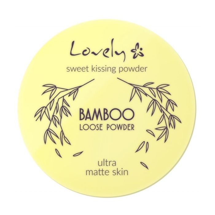 Пудра для лица Polvos Matificantes Bamboo Loose Powder Lovely Makeup, Blanco пудра для лица polvos sueltos matificantes rice powder wibo blanco