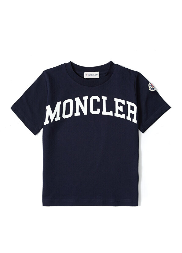 

Темно-синяя футболка с логотипом для мальчика Moncler