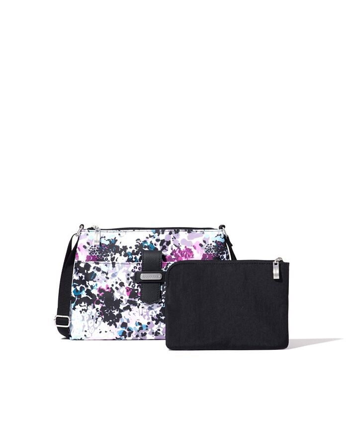

Кроссбоди 2-в-1 с сумочкой Baggallini, цвет Abstract Cheetah, Black