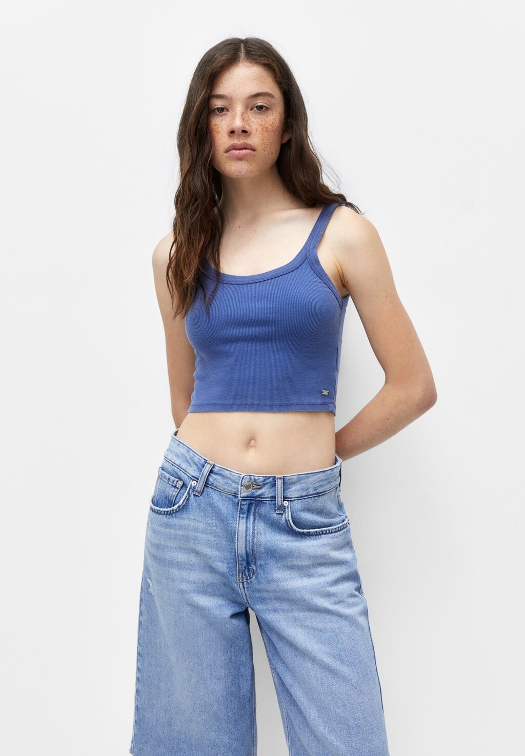 

Топ PULL&BEAR, синий