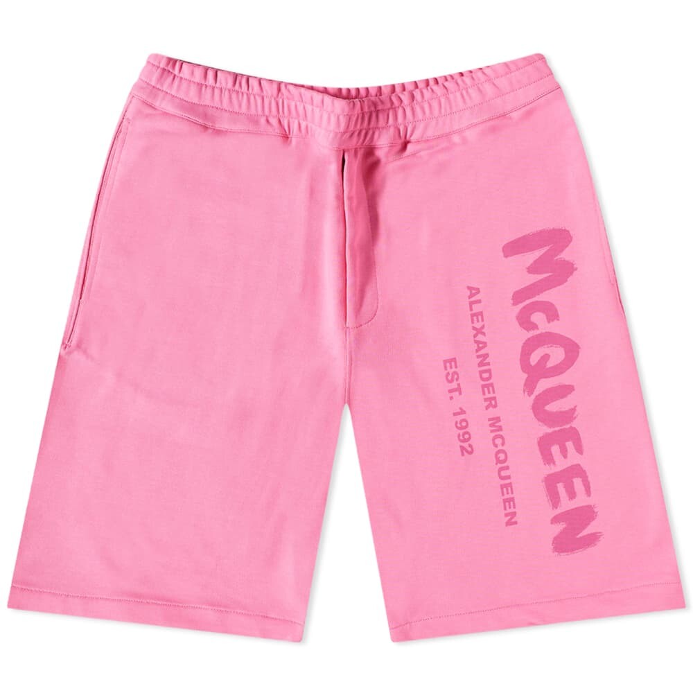 

Спортивные шорты с граффити Alexander McQueen