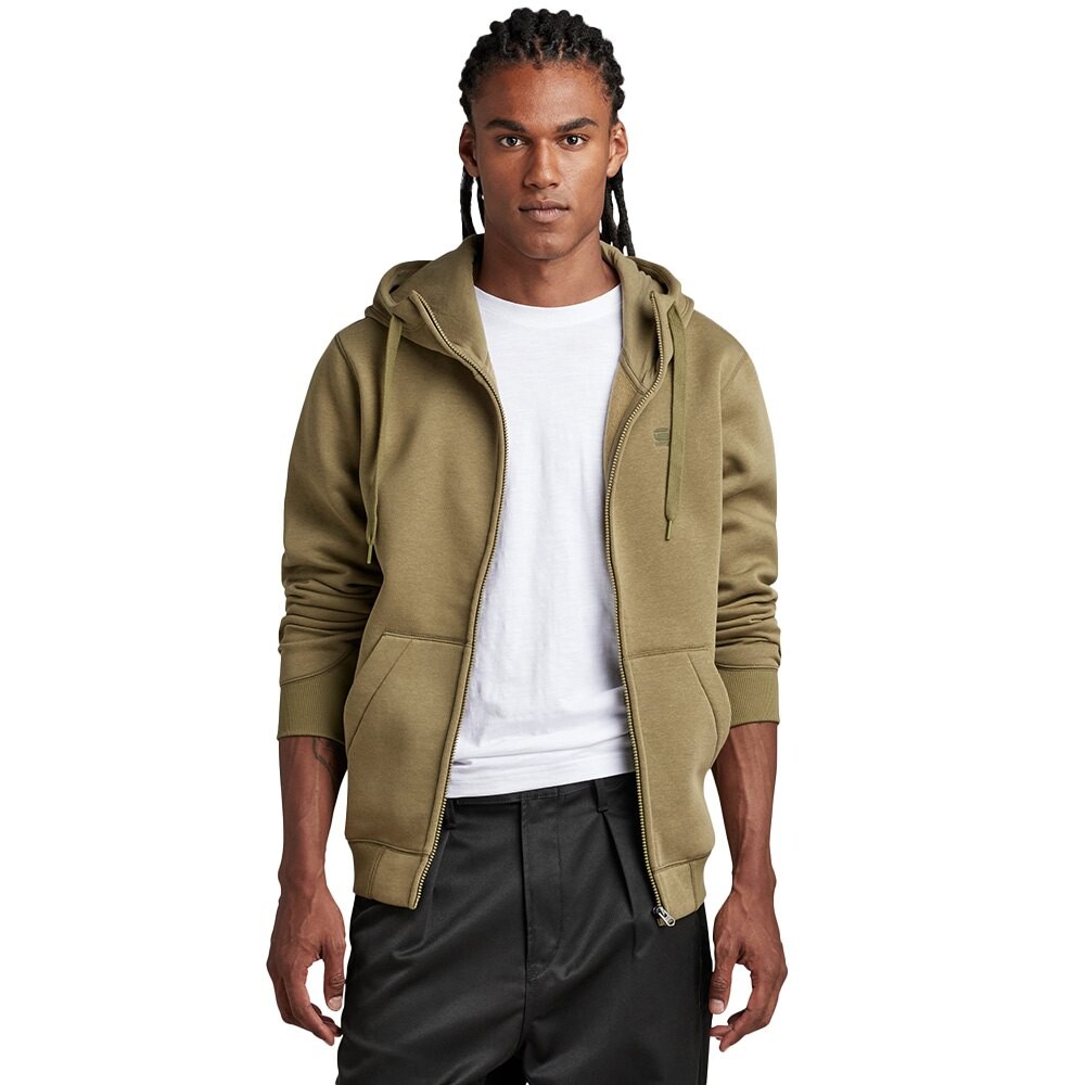 

Толстовка G-Star Premium Core Full Zip, зеленый