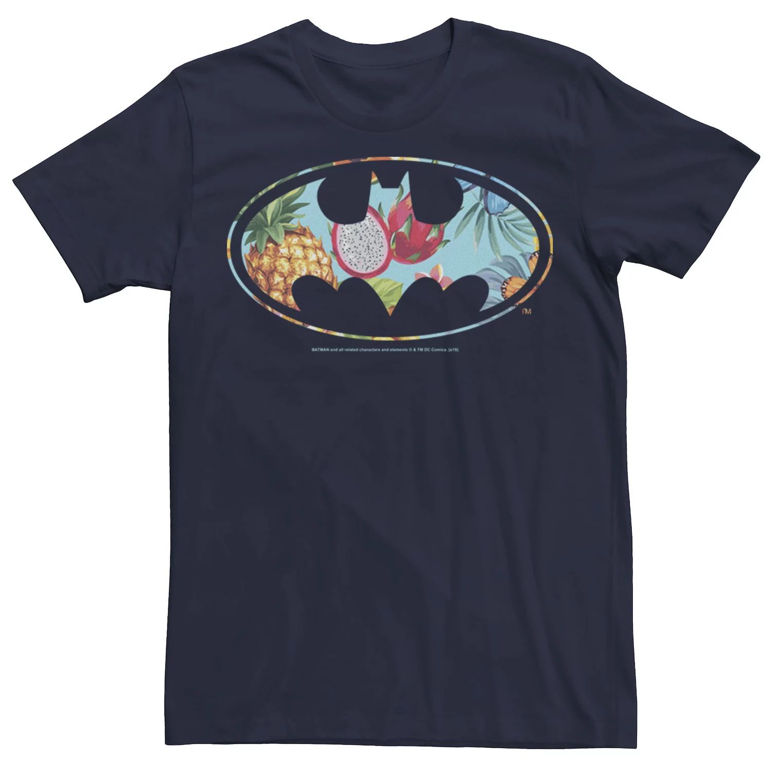 Мужская футболка с логотипом Batman Dragon Fruit, Синяя DC Comics, синий