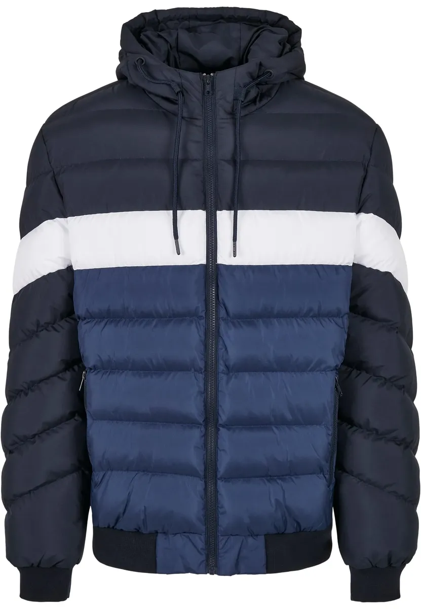 

Куртка зимняя URBAN CLASSICS " Urban Classics Men's Colorblock Bubble Jacket" (1 шт.), с капюшоном, синий