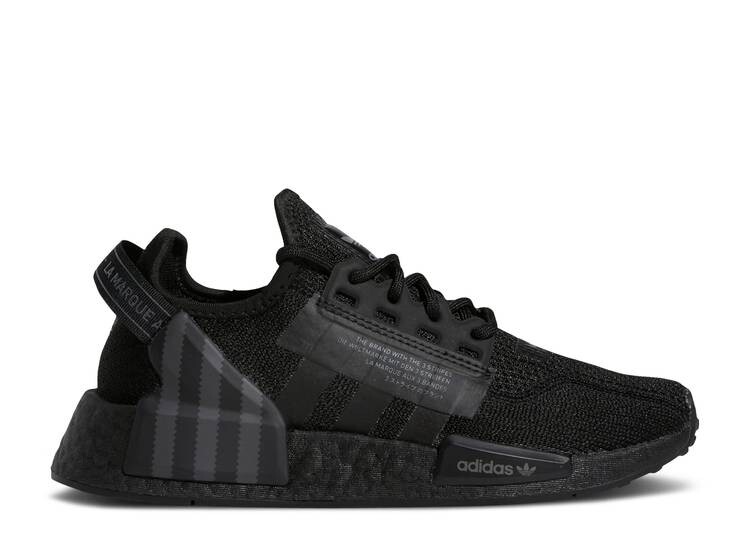 Кроссовки Adidas NMD_R1 V2 J 'BLACK GREY', черный