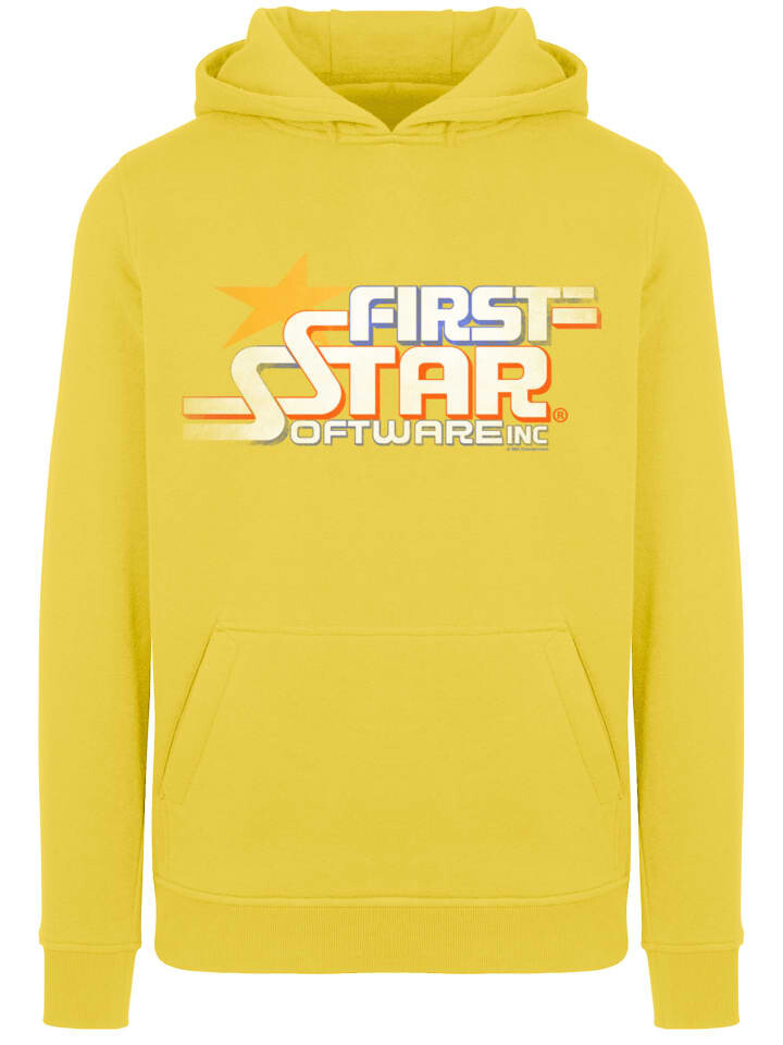 

Пуловер F4NT4STIC FIRSTSTAR Inc Retro Gaming C64 ATARI SEVENSQUARED, цвет taxi yellow