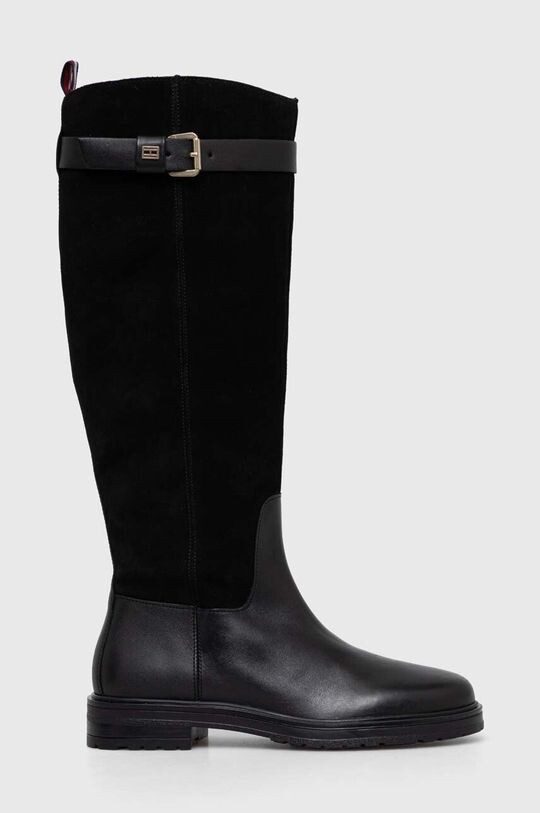 

Кожаные ботинки CASUAL ESSENTIAL BELT LONGBOOT Tommy Hilfiger, черный