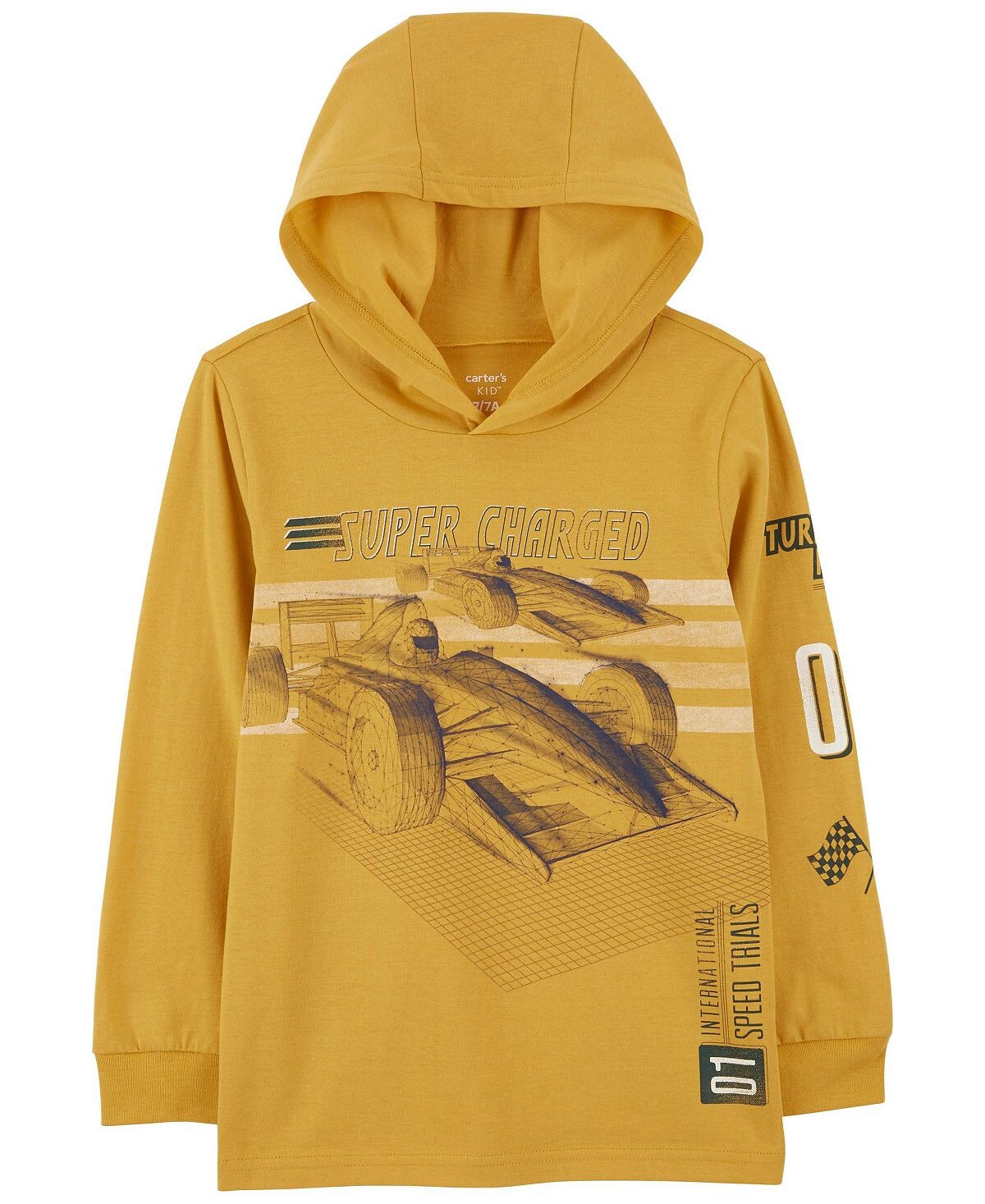 

Футболка из джерси с капюшоном Little Boys Race Car Carter's