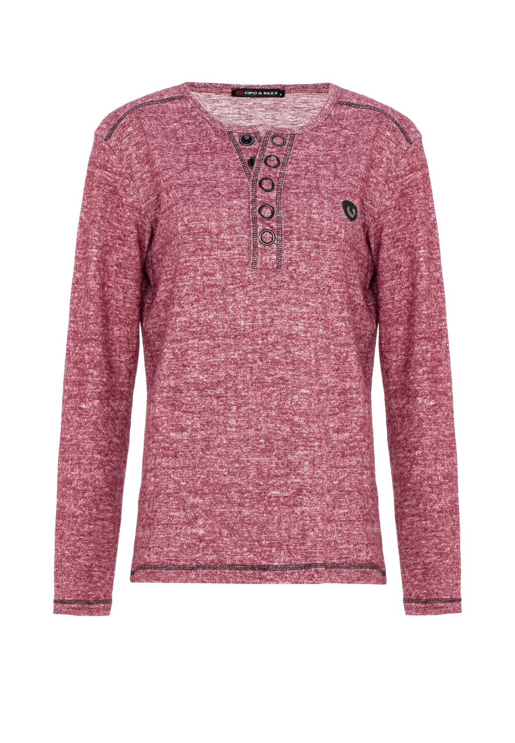 

Футболка Cipo & Baxx LONG SLEEVE, красный