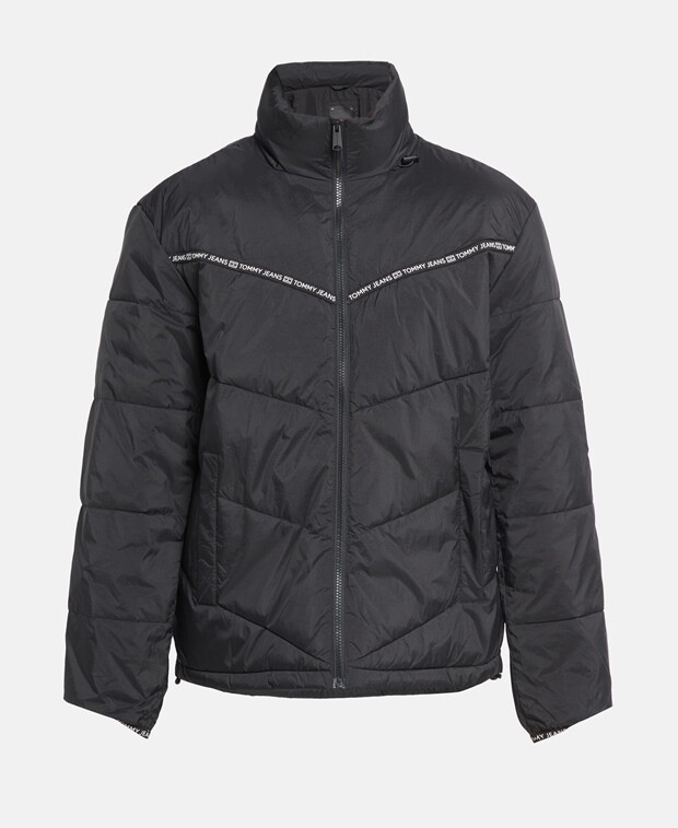

Стеганая куртка Tommy Jeans, черный