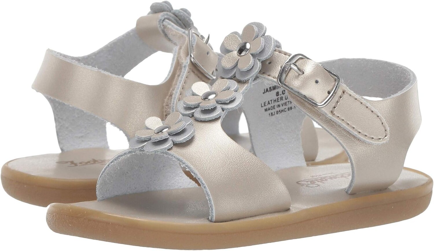

Сандалии на плоской подошве Jasmine FootMates, цвет Soft Gold