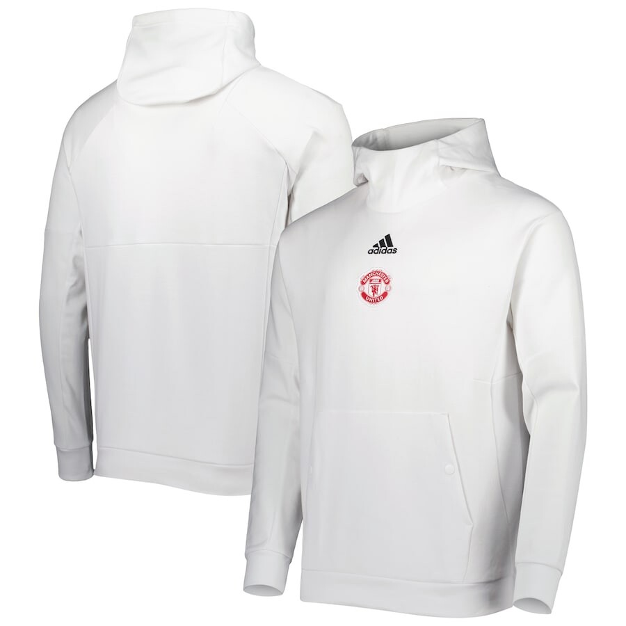 

Пуловер с капюшоном adidas Manchester United, белый
