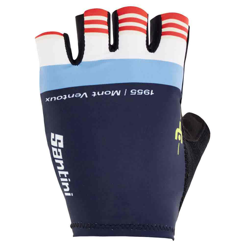 

Короткие перчатки Santini MJ Mont Ventoux Short Gloves, разноцветный