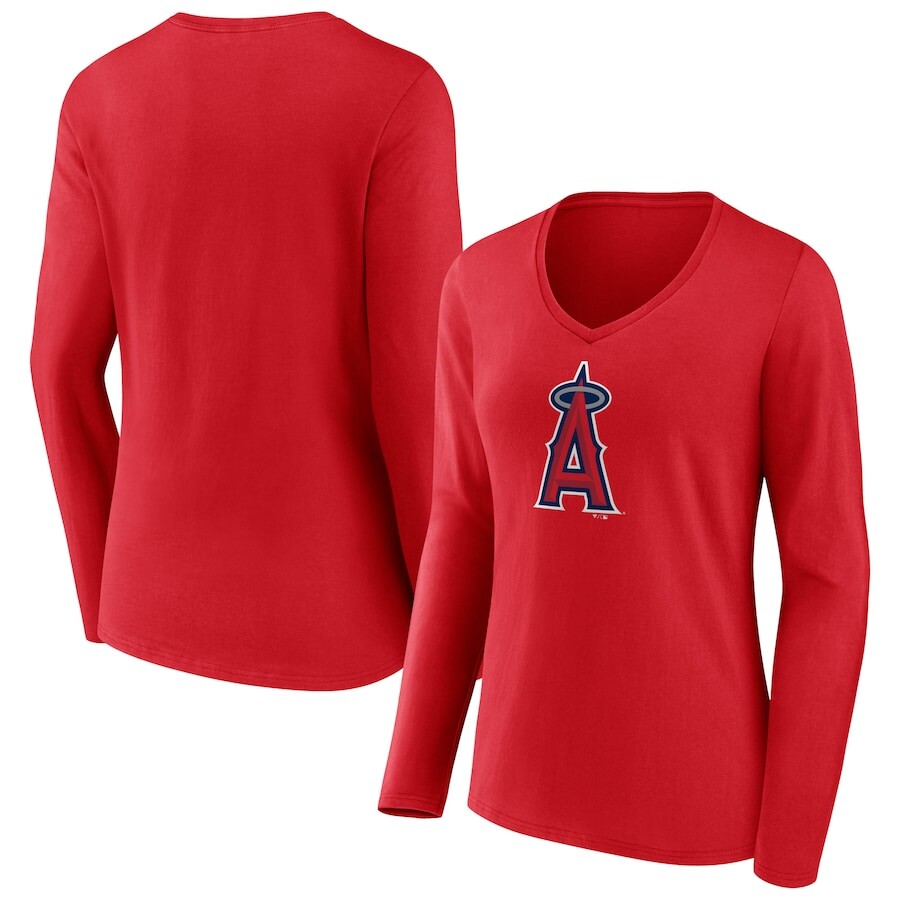 

Футболка с длинным рукавом Fanatics Branded Los Angeles Angels, красный