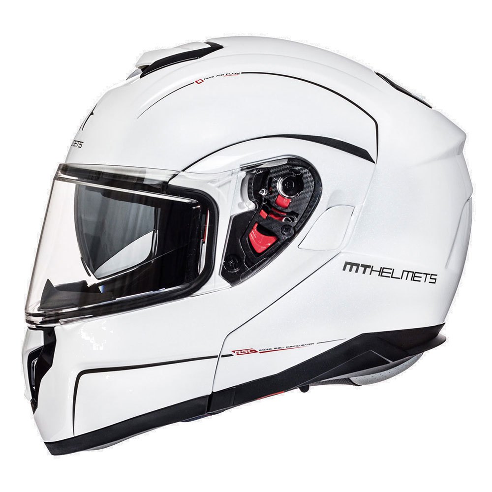 Модульный шлем MT Helmets Atom SV Solid, белый фото