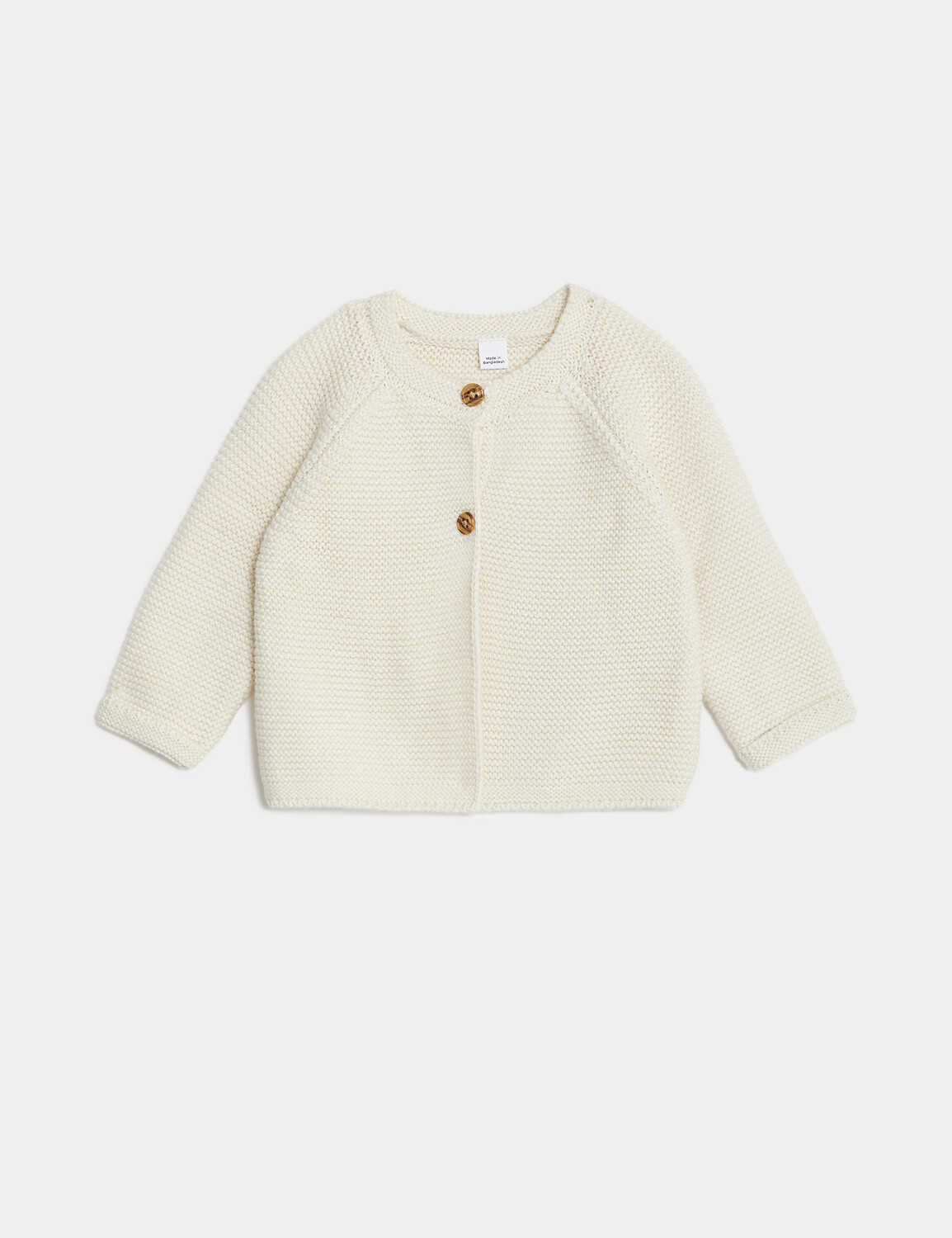 

Кардиган из чистого хлопка (0–1 год) Marks & Spencer, белый микс