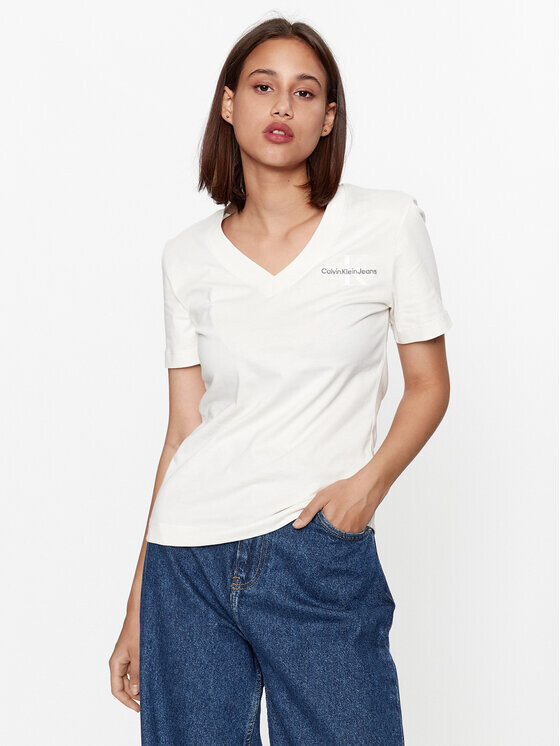 

Футболка стандартного кроя Calvin Klein, экрю