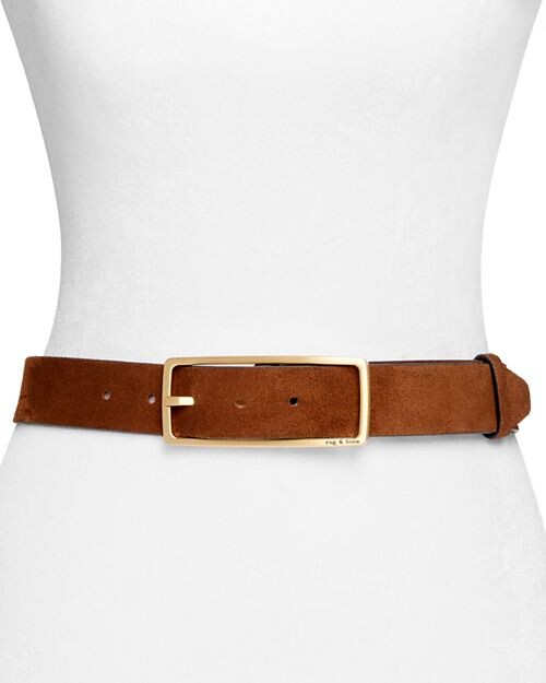 

Женский замшевый ремень Rebound rag & bone, цвет Brown