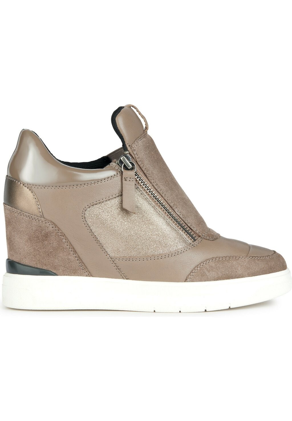 

Слипоны D Maurica Geox, цвет dark taupe