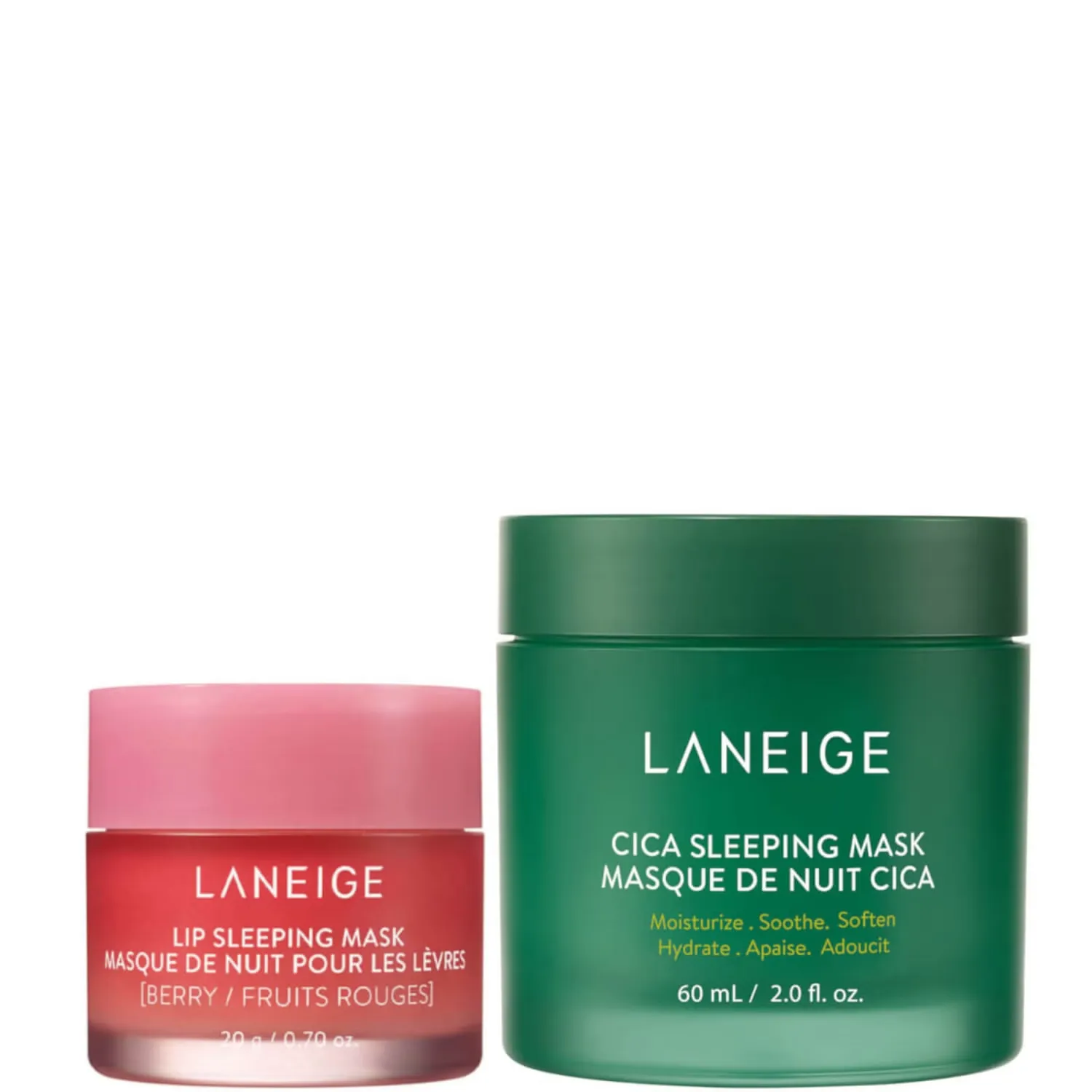 

Beauty Sleep Essentials Ночная маска для лица и губ Дуэт Laneige