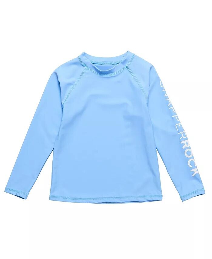 

Топ для малышей и девочек Water Blue LS Rash Snapper Rock, синий
