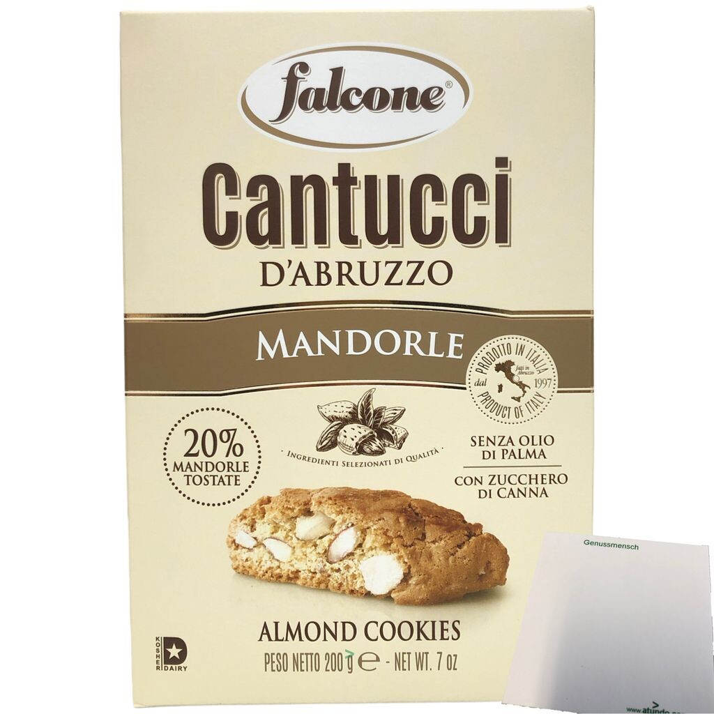 

Печенье Falcone Cantuccini alla Mandorla миндальное 1 упаковка (1 упаковка по 200г) + блок usy