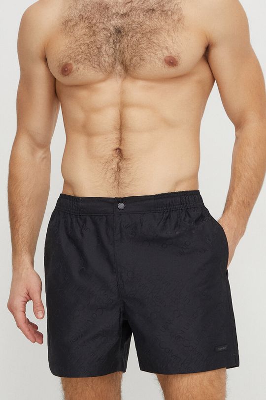 Плавки Calvin Klein, черный шорты купальные мужские calvin klein underwear цвет красный km0km00156 622 размер xl