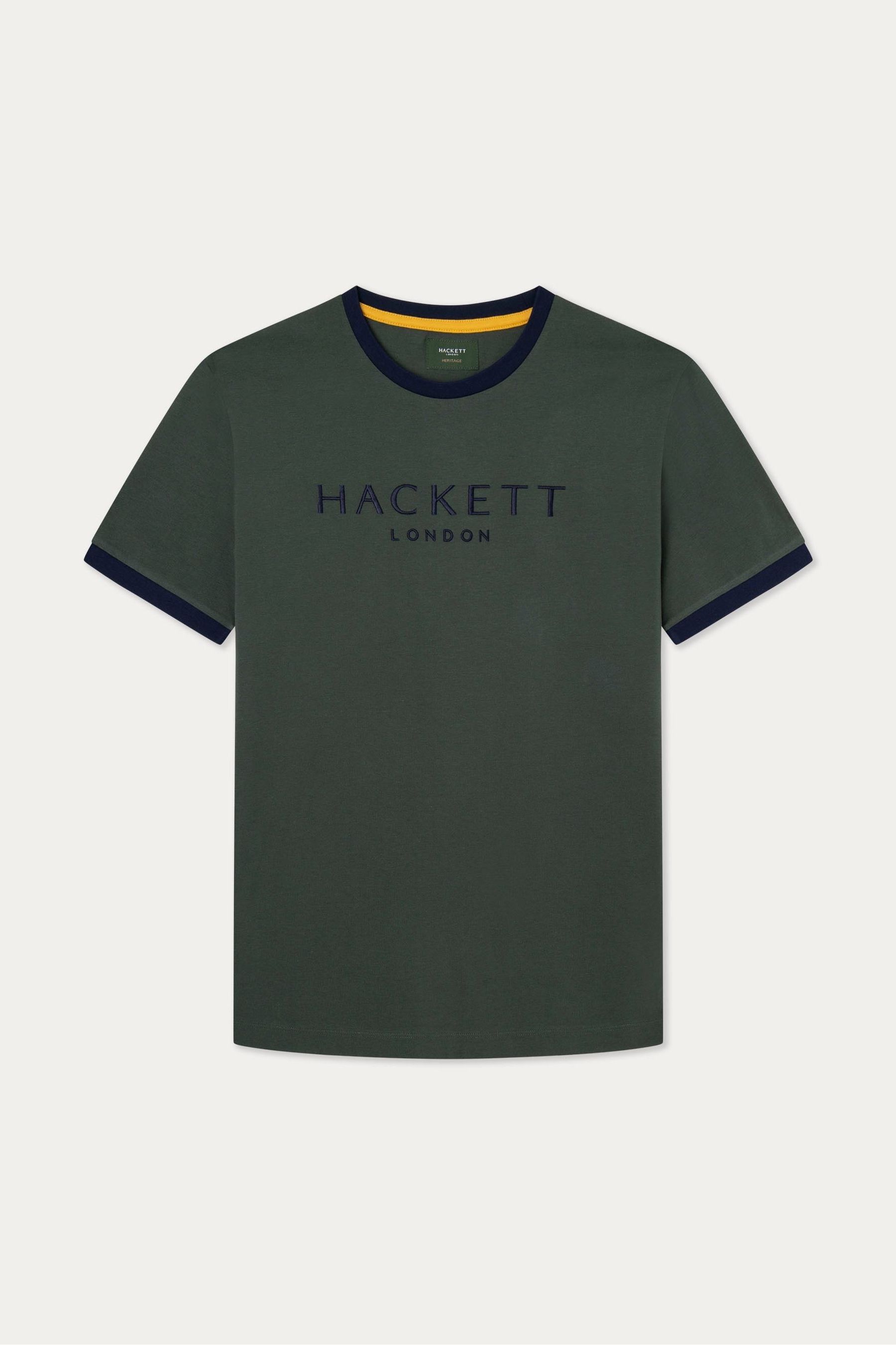 

Зеленая мужская футболка Лондон Hackett, зеленый