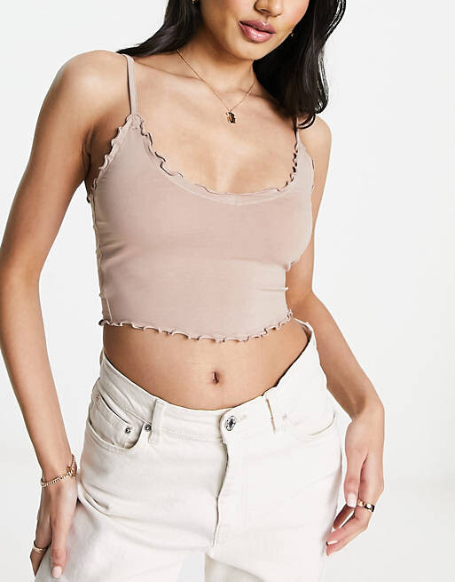 

Комплект из двух черных и мокко жилетов с салатовыми краями Miss Selfridge