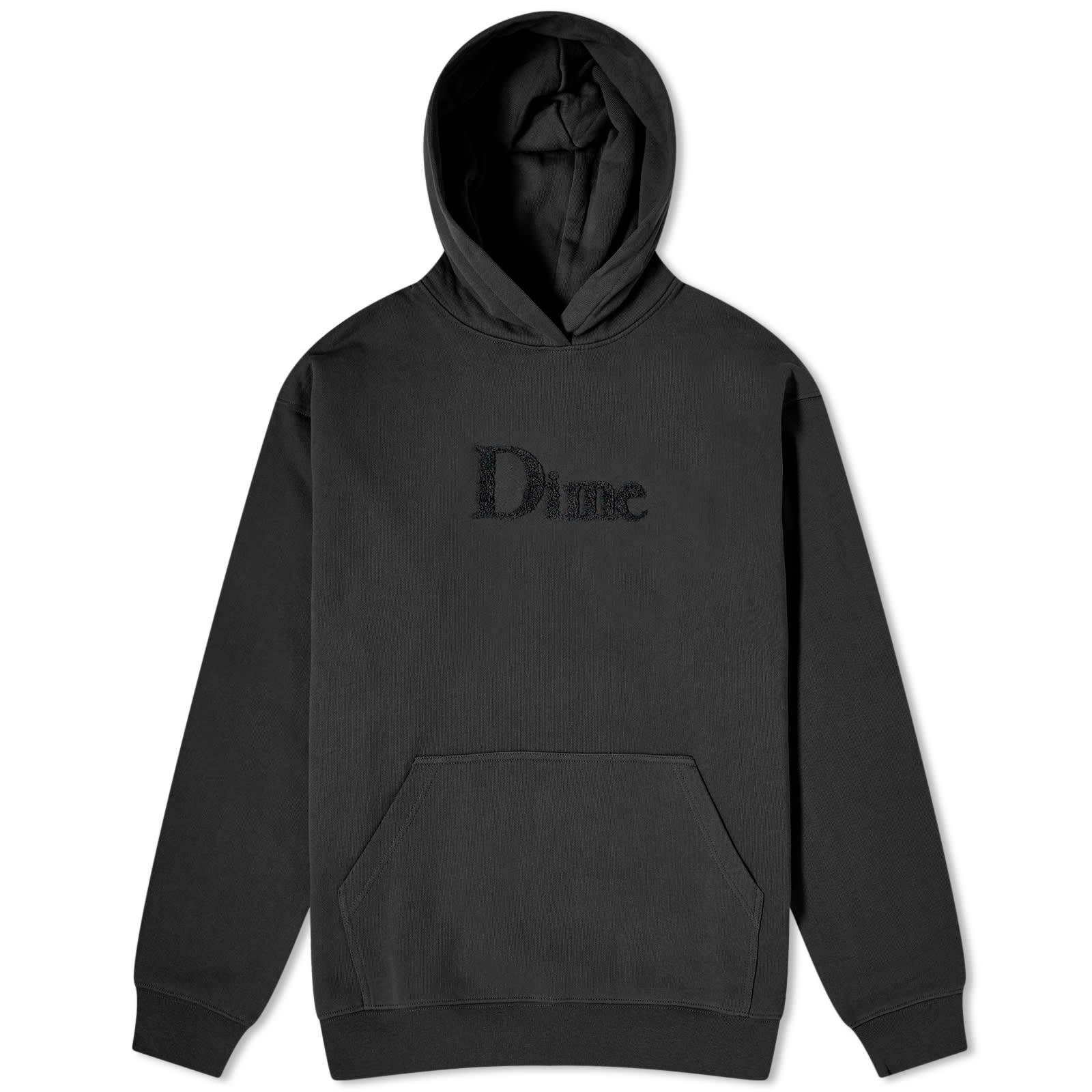 Худи Dime Classic Chenille Logo, черный dime buff chenille hoodie