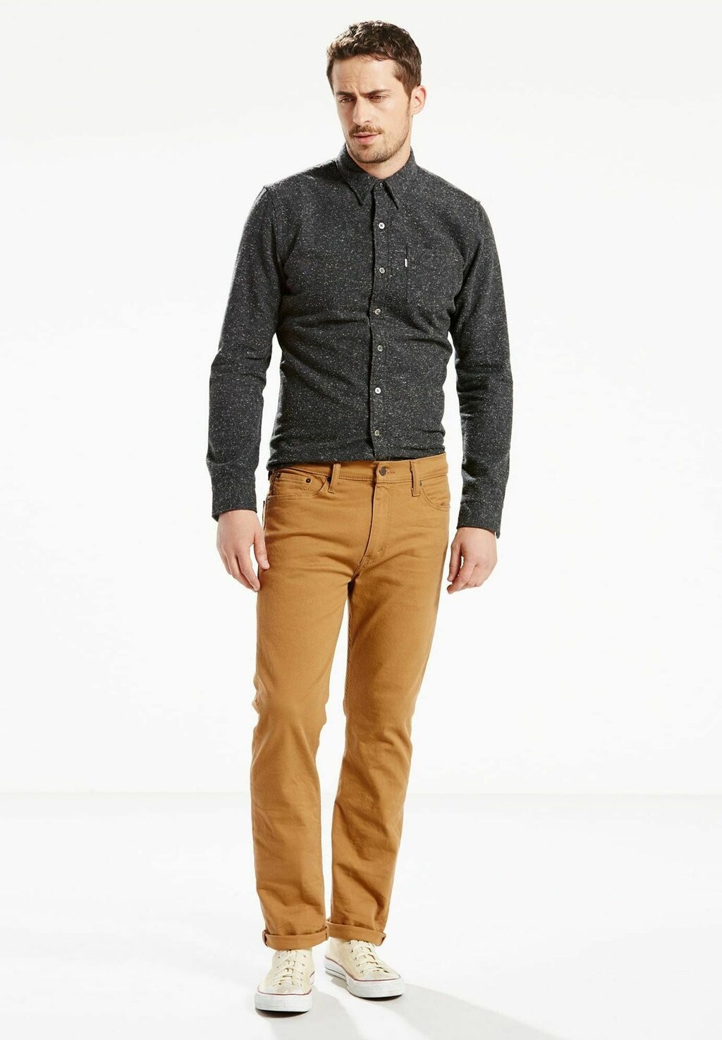 

Джинсы-сигареты 513 Slim Straight Levi's, коричневый