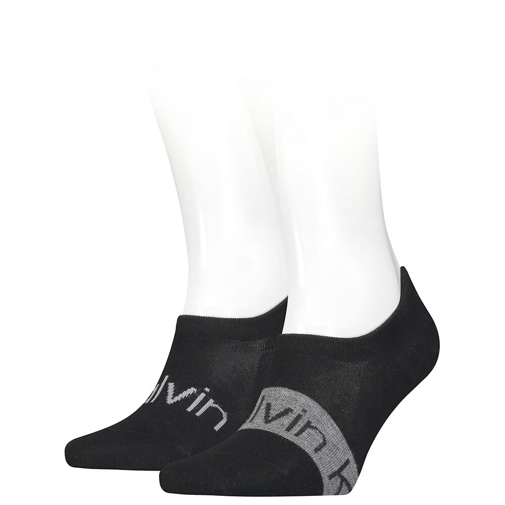 

Носки Calvin Klein Footie High Cut Logo Ribbon 2 шт, черный