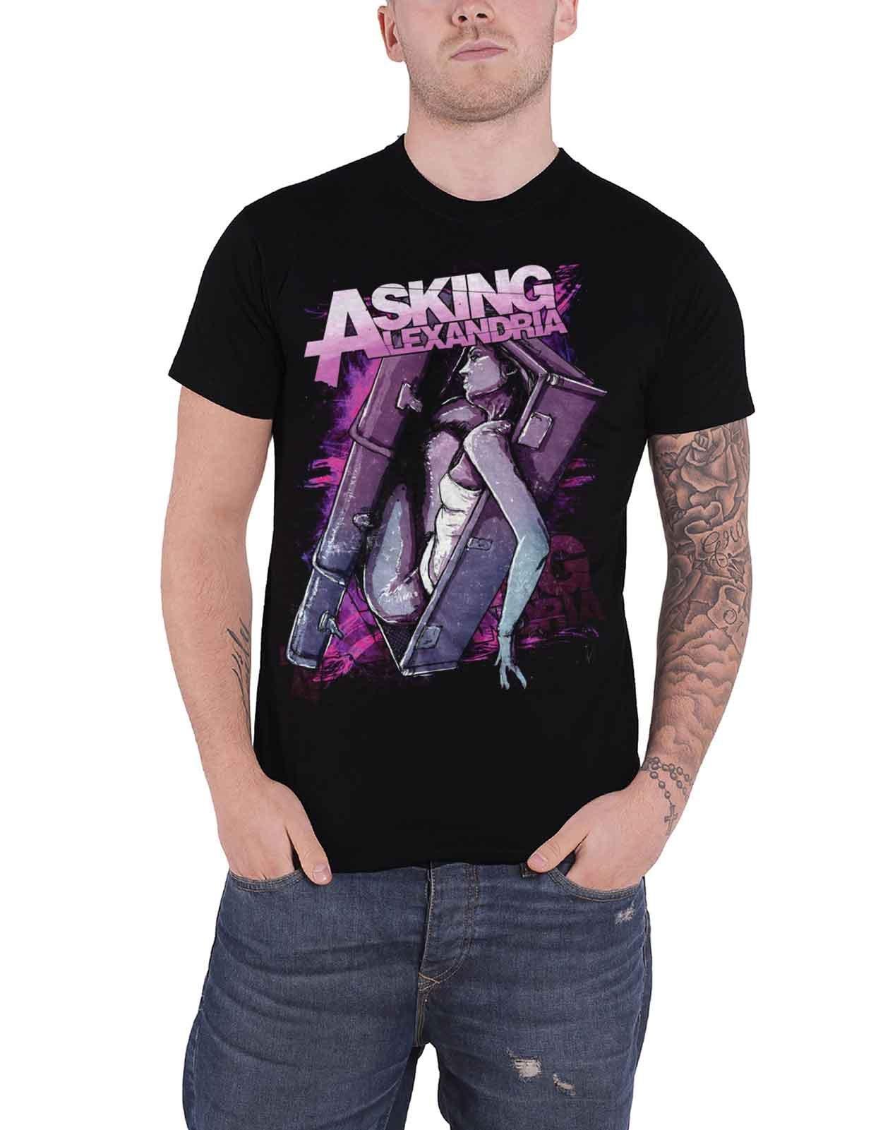 футболка для девочек-гробов Asking Alexandria, черный пазл картонный 29x20 см музыка asking alexandria 18447