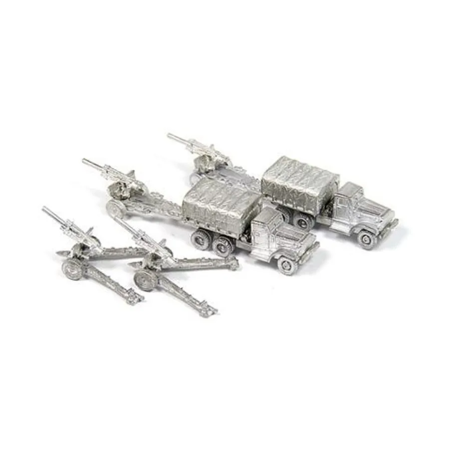 

155-мм гаубица М1 (выпуск 2021 г.), WWII Micro Armour - United States - Towed Guns (1:285)