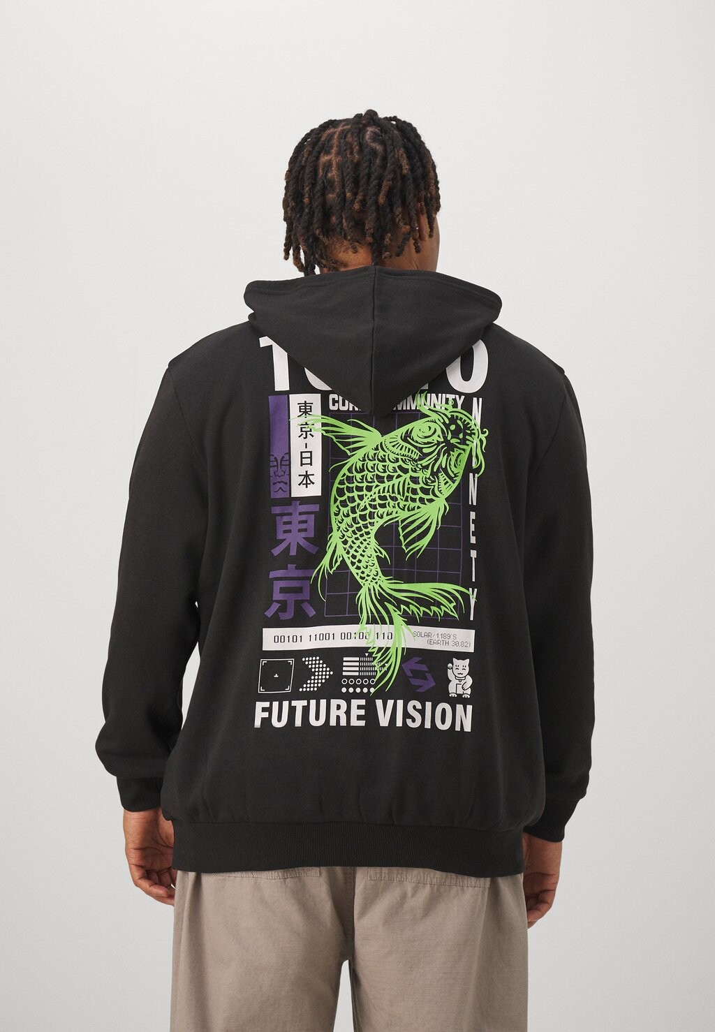 

Толстовка Jcotokyo Hoodie Jack & Jones, черный