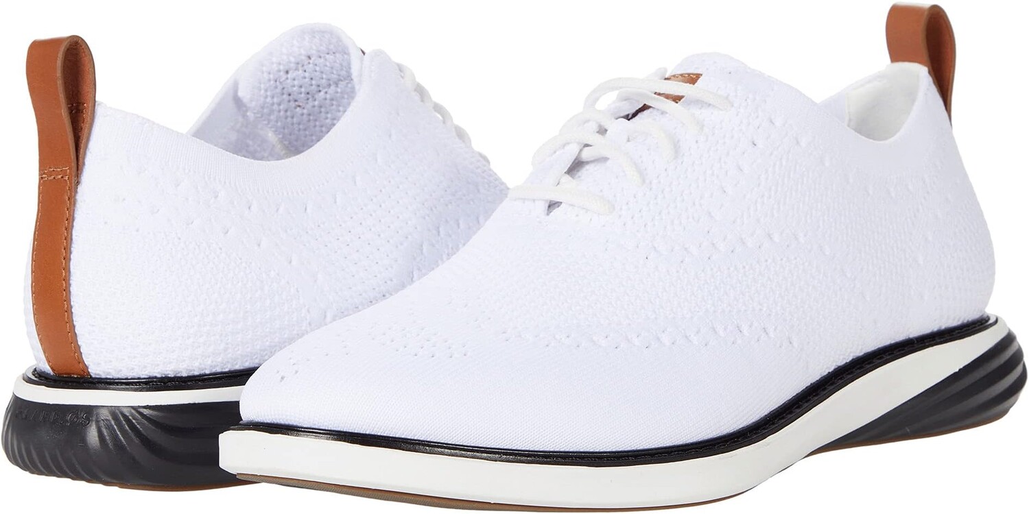 

Оксфорды Grand Evolution Stitchlite Oxford Cole Haan, цвет Optic White Knit