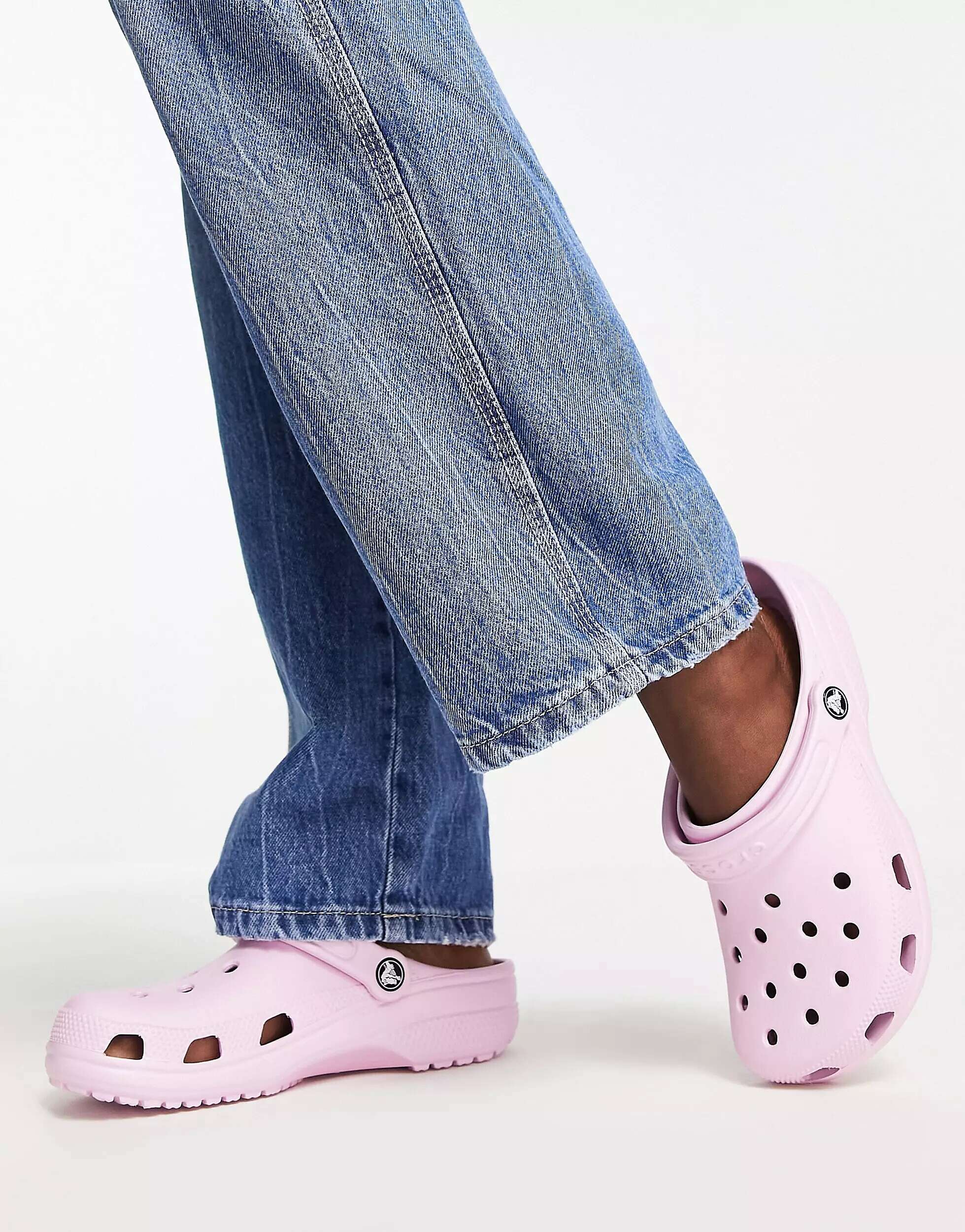 Классические сабо Crocs Розового цвета балерина