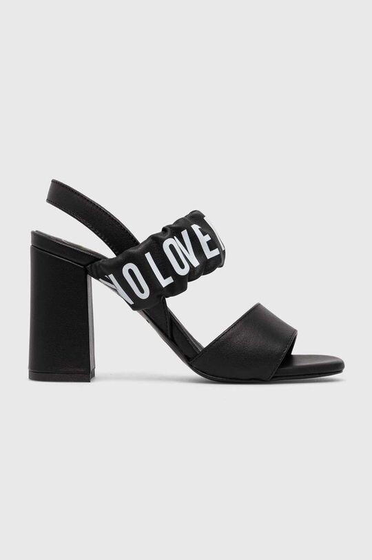 

Кожаные сандалии Love Moschino, черный