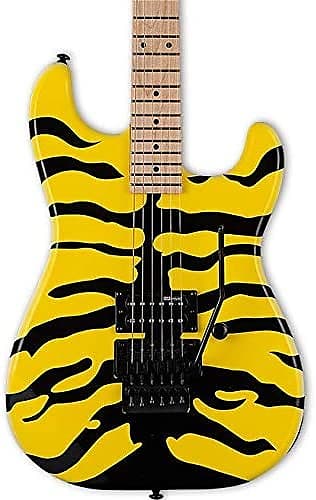 Электрогитара ESP LTD George Lynch GL-200MT Electric Guitar, Yellow Tiger Stripes Finish