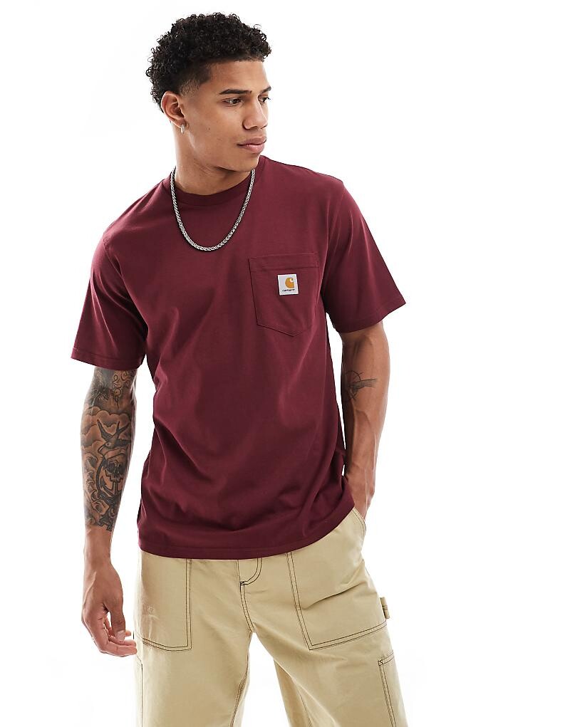 

Carhartt WIP — Красная футболка с карманом
