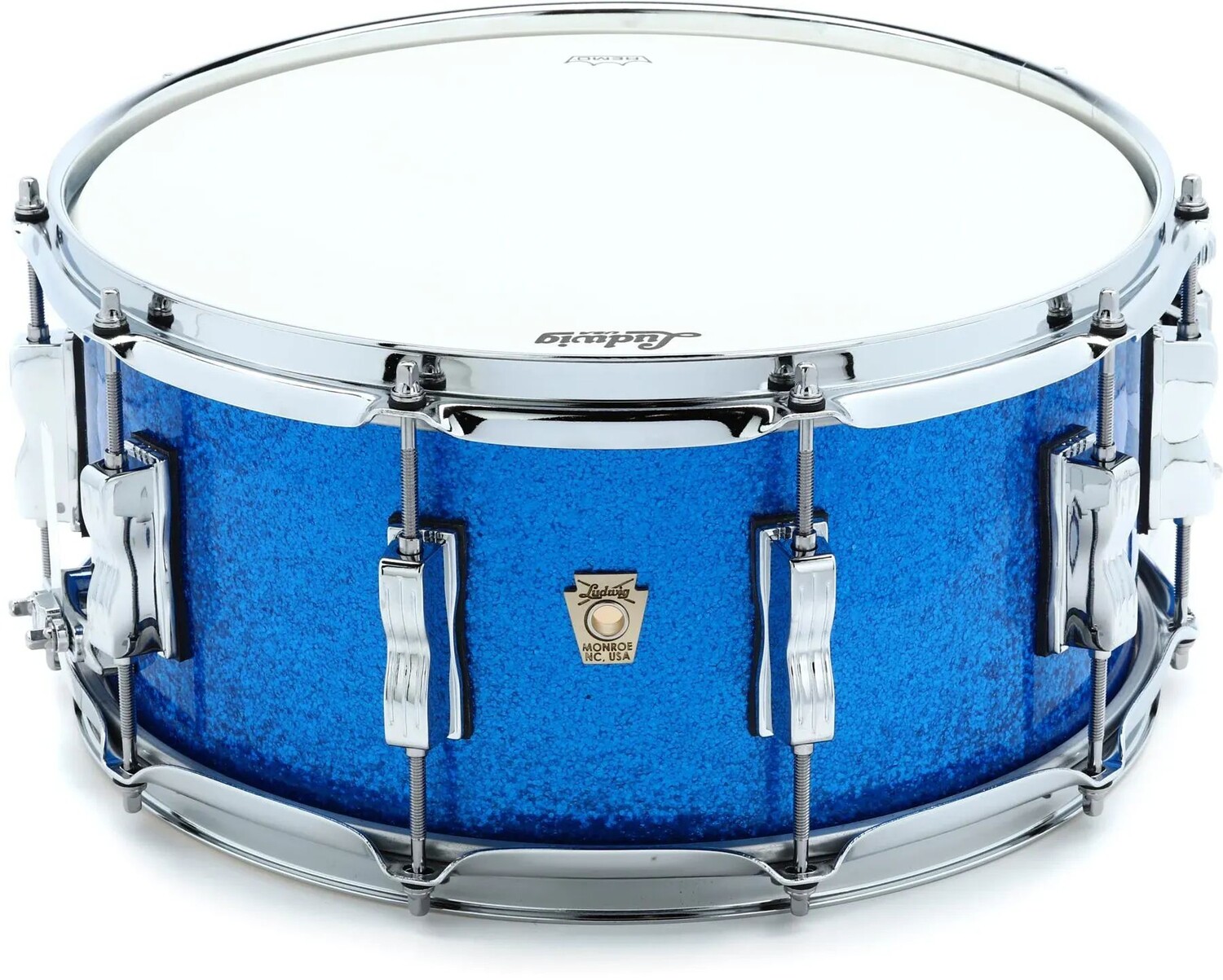 

Малый барабан Ludwig Classic Maple — 6,5 x 14 дюймов — Blue Sparkle