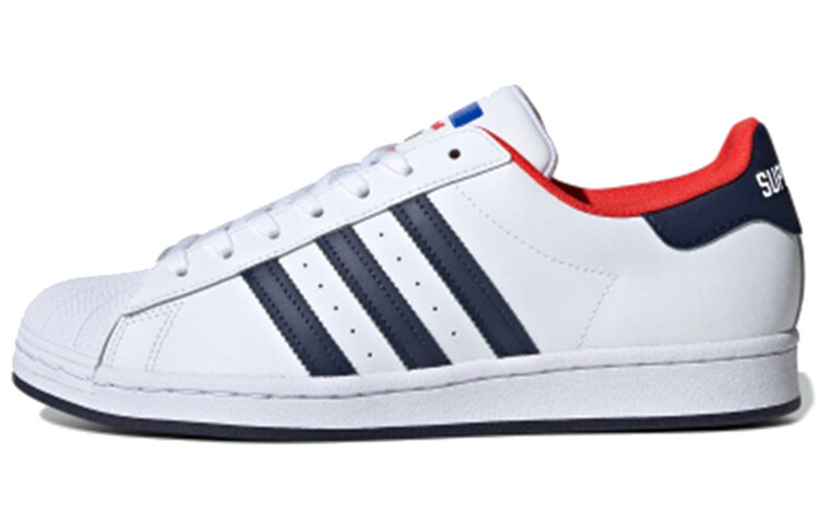 

Кроссовки унисекс для скейтбординга Adidas Originals Superstar темно-синие
