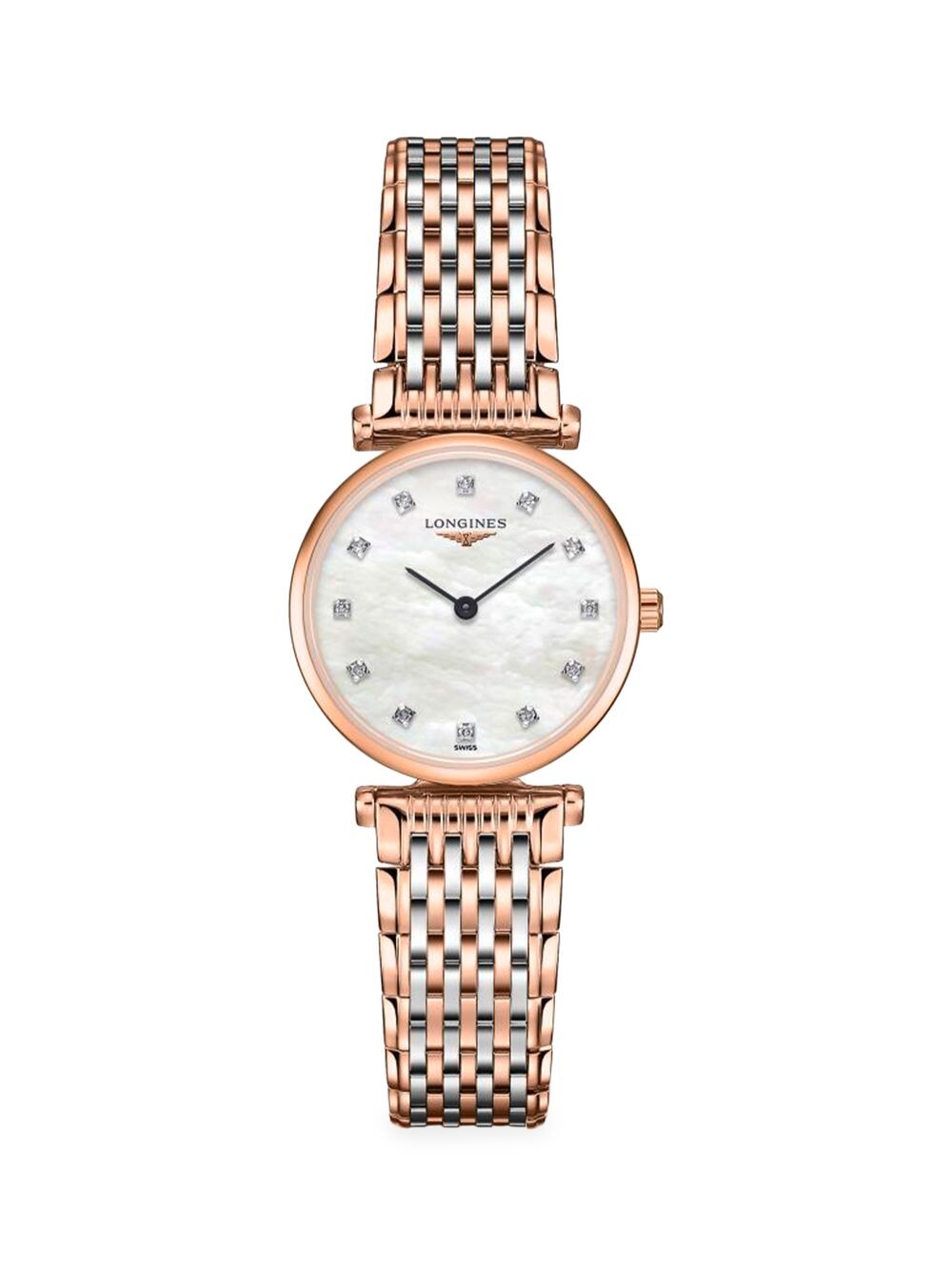 

Часы La Grande Classique 24MM с двухцветным браслетом и бриллиантами Longines