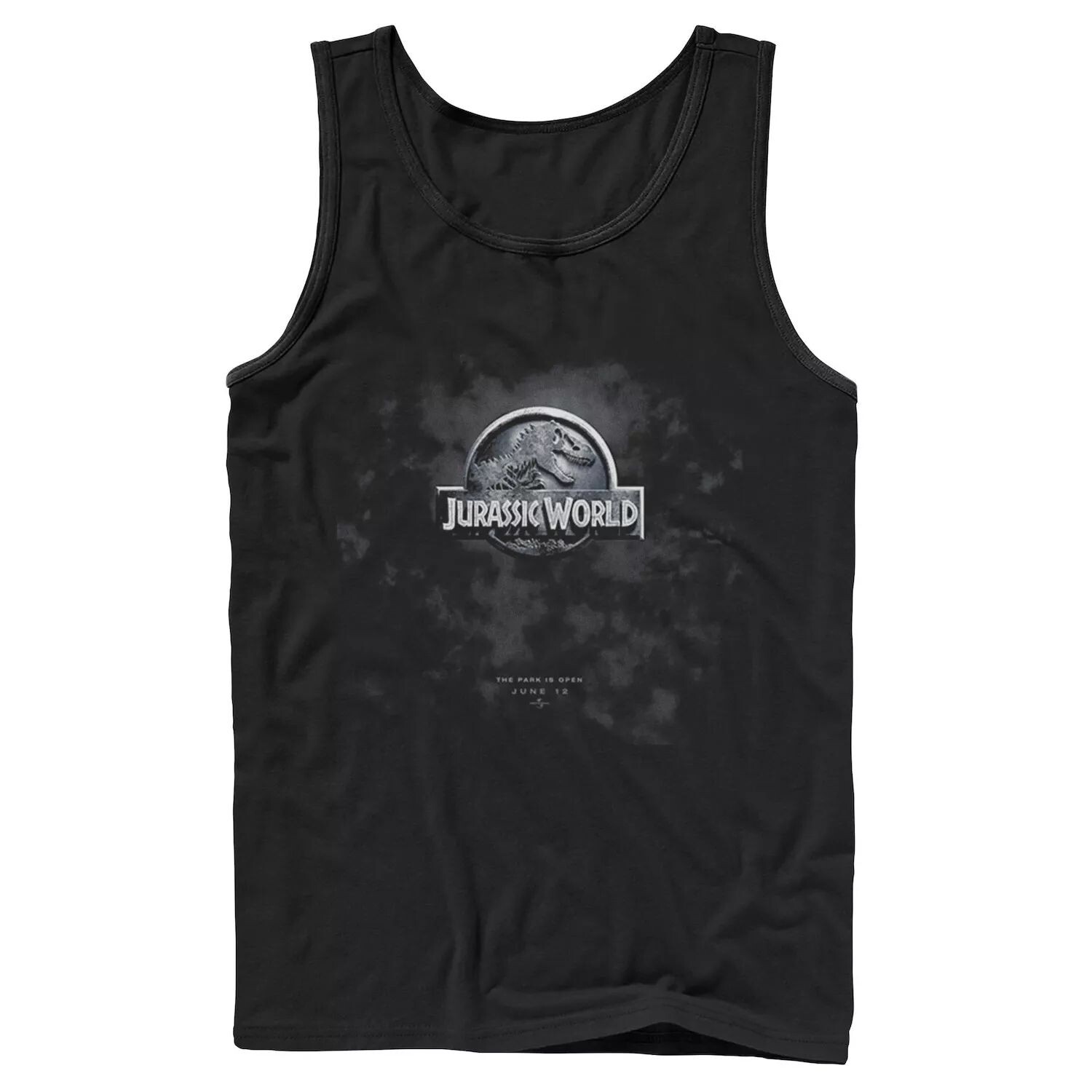 

Мужской постер с темным логотипом «Мир Юрского периода», майка Jurassic World